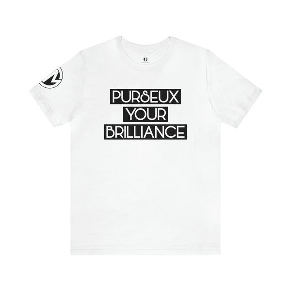 White + Black PURSEUX Tee