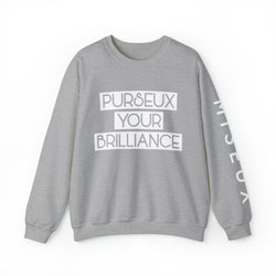 Grey + White PURSEUX Sweatshirt