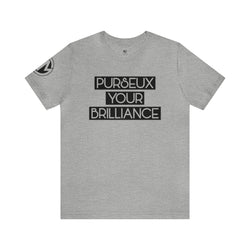 Gray + Black PURSEUX Tee