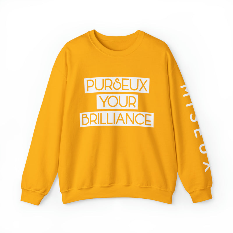 Gold + White PURSEUX Sweatshirt