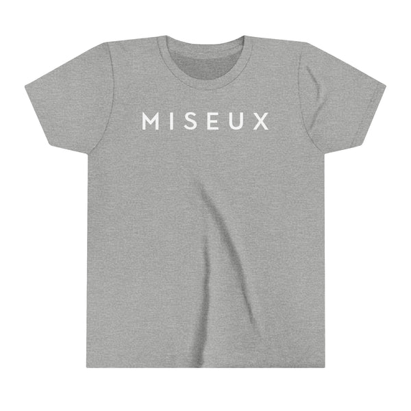 Youth Gray + White Miseux Tee