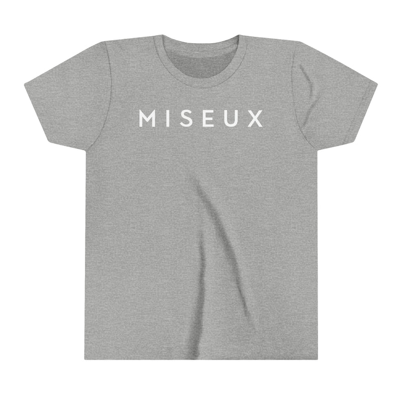 Youth Gray + White Miseux Tee