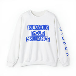 White + Blue PURSEUX Sweatshirt