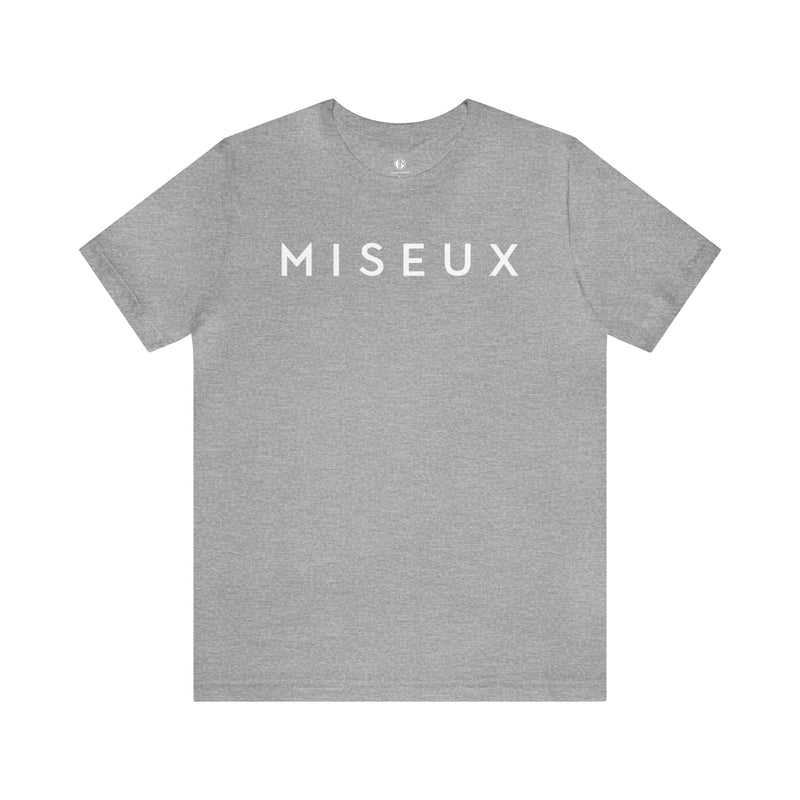 Grey + White Miseux Tee