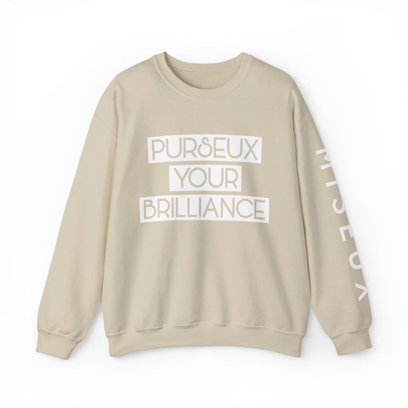 Sand + White PURSEUX Sweatshirt