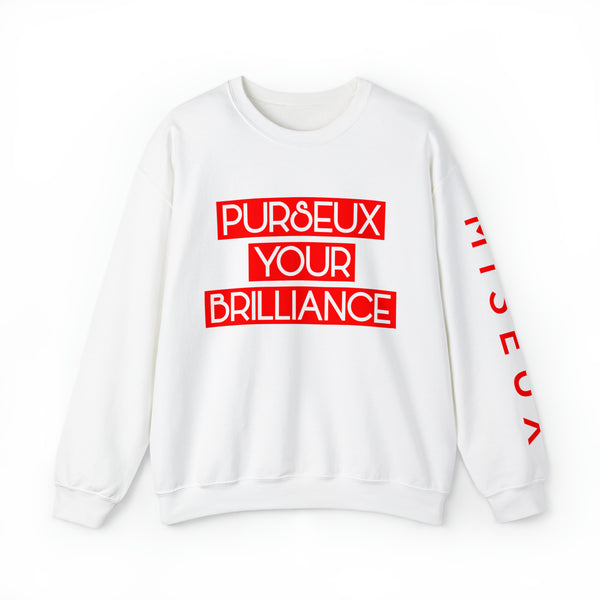 White + Red PURSEUX Sweatshirt