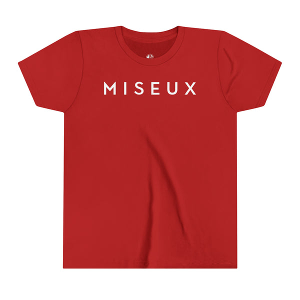 Youth Red + White Miseux Tee